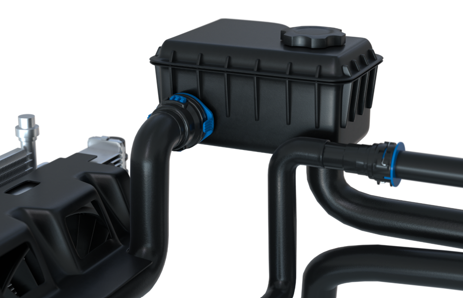 Rendering of NORMA bottle lines for vehicle thermal management.