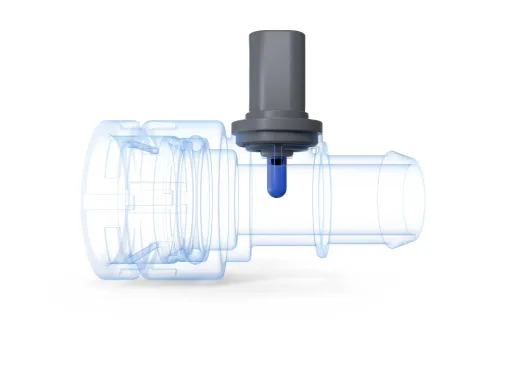 Cutaway of PS3 with integrated temperature sensor