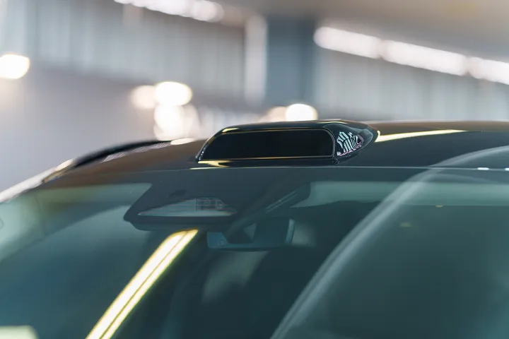 Pocture of a Lidar Sensor on a car roof