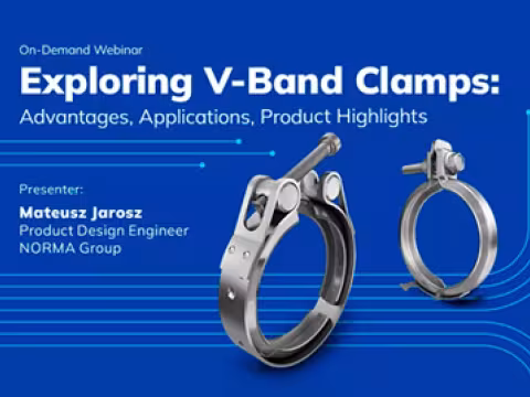 Webinar v-band clamps
